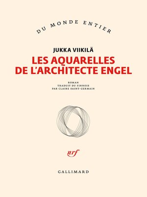 cover image of Les aquarelles de l'architecte Engel
